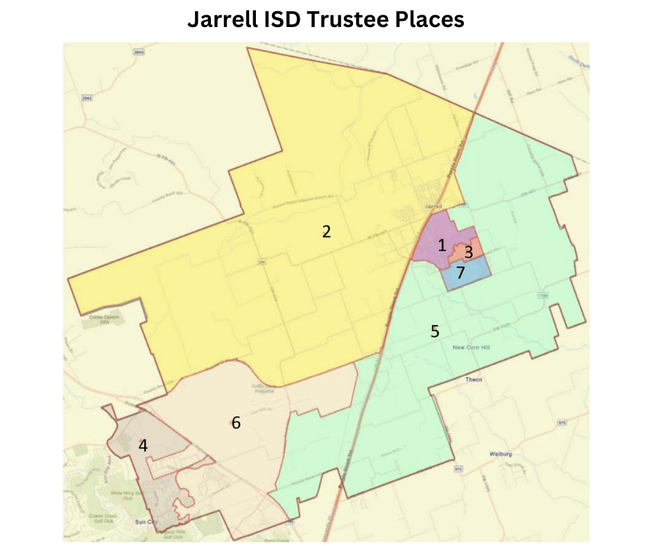 Map of Jarrell ISD